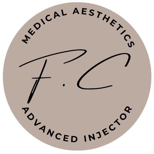 Black & White Minimalist Aesthetic Initials Font Logo